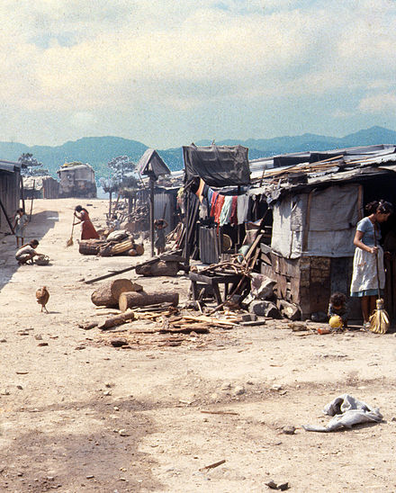 Mesa Grande refugee camp in Honduras 1987