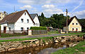 Čeština: Domky u Lipoltovského potoka v Milíkovu English: Lipoltovský creek in Milíkov village, Czech Republic