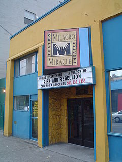 <span class="mw-page-title-main">Milagro (theatre)</span> Hispanic theater production company in Portland, Oregon, US