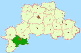 Distretto di Babrujsk – Localizzazione