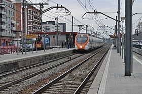 Una unità di Civia alla stazione di Mollet-Sant Fost