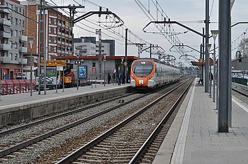 Mollet - Sant Fost train station.