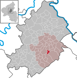 Läget för Mutterschied i Rhein-Hunsrück-Kreis