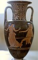 Amphora, Dionysus and menade, Shuvalov Painter, 450-425 BC