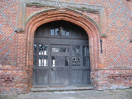 Tudor arch at Layer Marney Tower, 1520s