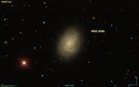 Suuntaa-antava kuva artikkelista NGC 4580