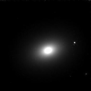 NGC 7014 Elliptical galaxy in the constellation Indus
