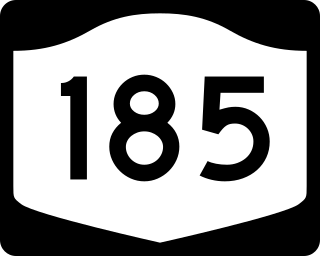 <span class="mw-page-title-main">New York State Route 185 (1930s–1980)</span>