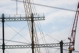 Nechells gasometer demolition 2015 -27