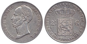 Netherlands, 2.5 guilders, 1846, Willem II.jpg