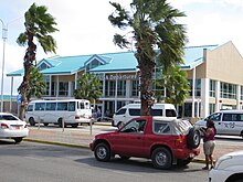 The non-USA departures building Non-US departures building at AUA.JPG