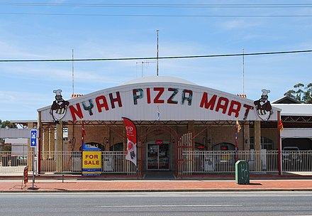 A pizza shop in Nyah, Vic