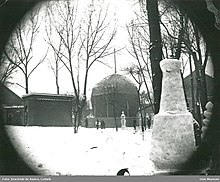 Der im Christiania Tivoli (heute Oslo) ausgestellte Ballon.