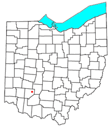 Location of Reesville, Ohio OHMap-doton-Reesville.png