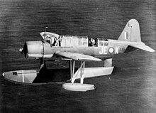 OS2U из 107-й эскадрильи ВВС Австралии.