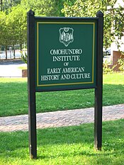 Omohundro Institute-sign.jpg