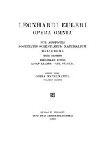 Thumbnail for Opera Omnia Leonhard Euler