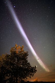 Steve (atmospheric phenomenon) Atmospheric optical phenomenon, which appears as a light ribbon in the sky