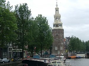 Oudeschans with the Montelbaanstoren OudeSchans&Montelbaanstoren.jpg