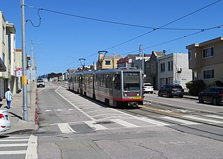 Taraval and 44th Avenue station Muni Metro station in San Francisco