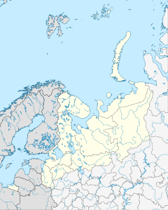 サンクトペテルブルクの位置（北西連邦管区内）