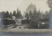 Muslim section of Pere Lachaise, between 1903 and 1914 Pere-Lachaise - Division 85 - Mosquee 03.jpg