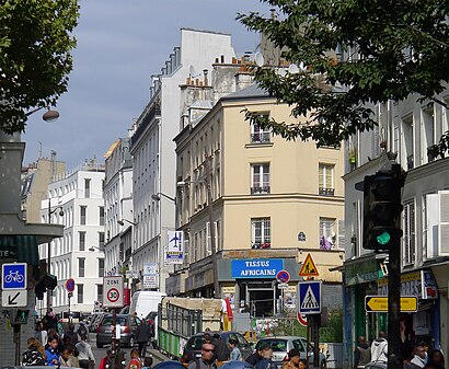 Comment aller à Rue Des Poissonniers en transport en commun - A propos de cet endroit