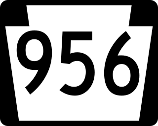 <span class="mw-page-title-main">Pennsylvania Route 956</span> State highway in Lawrence County, Pennsylvania, US