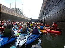 Paddling through McAlpine