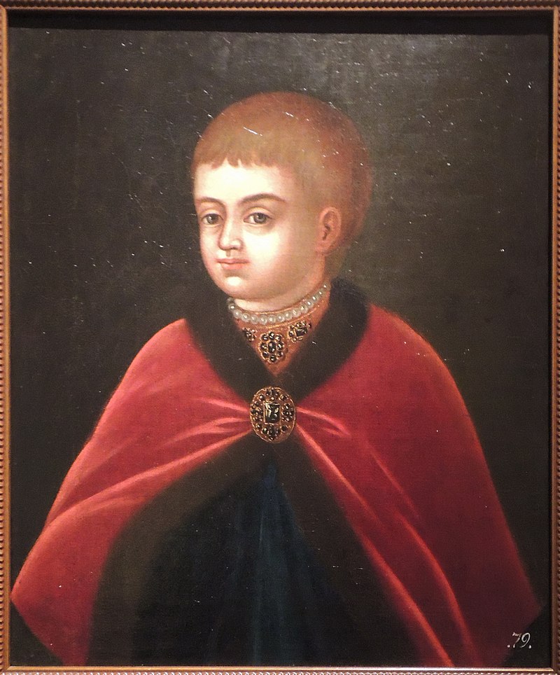 Петр I в детстве анонима (17-18 в., Кремль).jpg