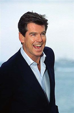 Pierce Brosnan at Cannes 2002