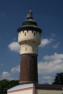 Vodárenská věž pivovaru Plzeňský Prazdroj
