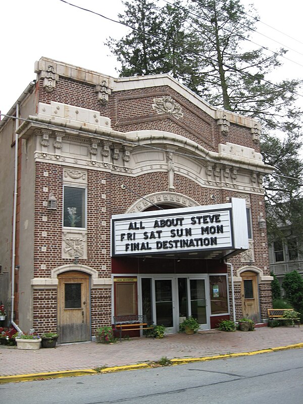 All About Steve playing at a theater in Pine Grove, Schuylkill County, Pennsylvania.