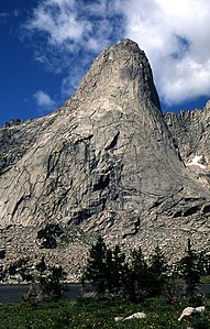 Pingora Peak is a popular climbing destination for visitors to the Cirque.