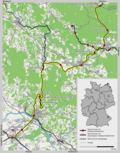 Vorschaubild für Bahnstrecke Plattling–Bayerisch Eisenstein