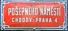 Čeština: Pošepného náměstí na Chodově v Praze 11 English: Pošepného square, Prague.