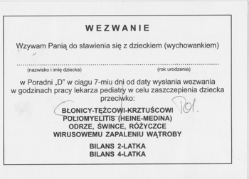 Example Polish call for vaccination against Diphtheria and Tetanus. Polish call for vaccination.png