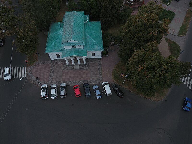 File:Poltava Space Museum - Former Firefighting Squad Building - Aerial view - 24.jpg