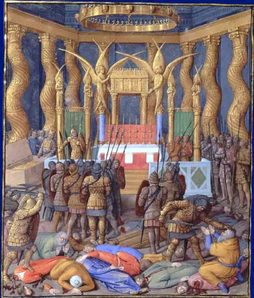 Pompey in the Temple of Jerusalem, by Jean Fouquet
