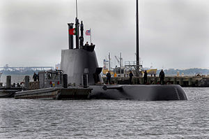 Portuguese navy submarine NRP Tridente (S 160) arrives at Naval Station Norfolk.jpg