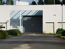 The main gate of the Kylmakoski Prison in Kylmakoski, Akaa, Finland Prison in Kylmakoski.JPG