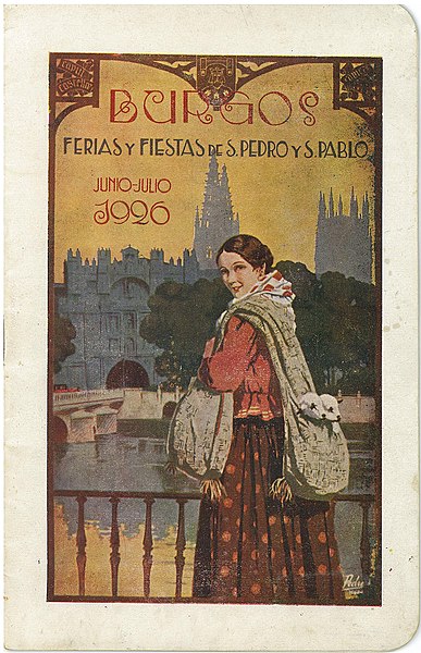 File:Programa fiestas San Pedro y San Pablo 1926, cover by Mariano Pedrero.jpg