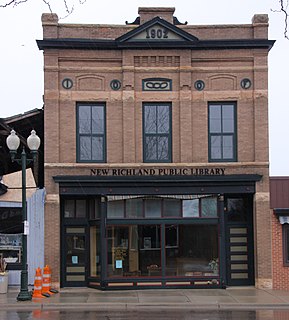 <span class="mw-page-title-main">New Richland Odd Fellows Hall</span> Building