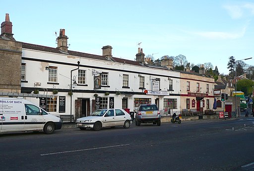 Pubs and shops in Batheaston - geograph.org.uk - 2174165