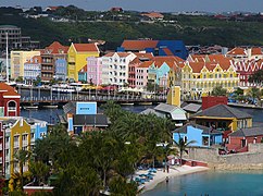 Colorful historic part of Willemstad