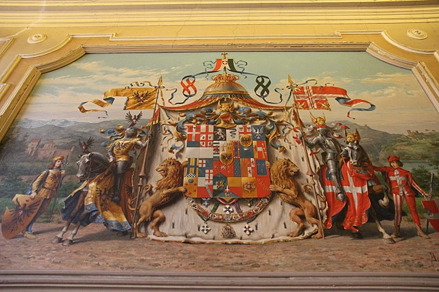 Coat of arms of the House of Savoy (16th century), the ruling family of Savoy from the 11th century to the 19th century.