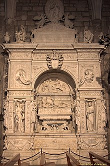 Tomba di Don Raimondo de Cardona, Viceré di Napoli - Cattedrale di Bellpuig.