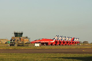 <span class="mw-page-title-main">RAF Scampton</span> Royal Air Force station in Lincolnshire, England