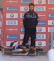 Deutsch: Vorletztes Saisonrennen im Rennrodel-Weltcup der Saison 2014/15 vom 19. bis 22. Februar 2015 in Altenberg/Erzgebirge. Tag 1: Training. English: Luge world cup race season 2014/15 in Altenberg/Germany, 19th to 22nd Februar 2015. Day 1: training.