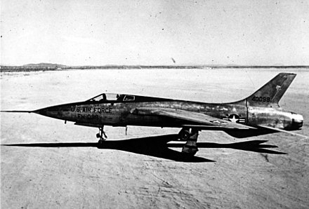 Republic YF-105A, AF Ser. No. 54-0098, the first of two prototypes